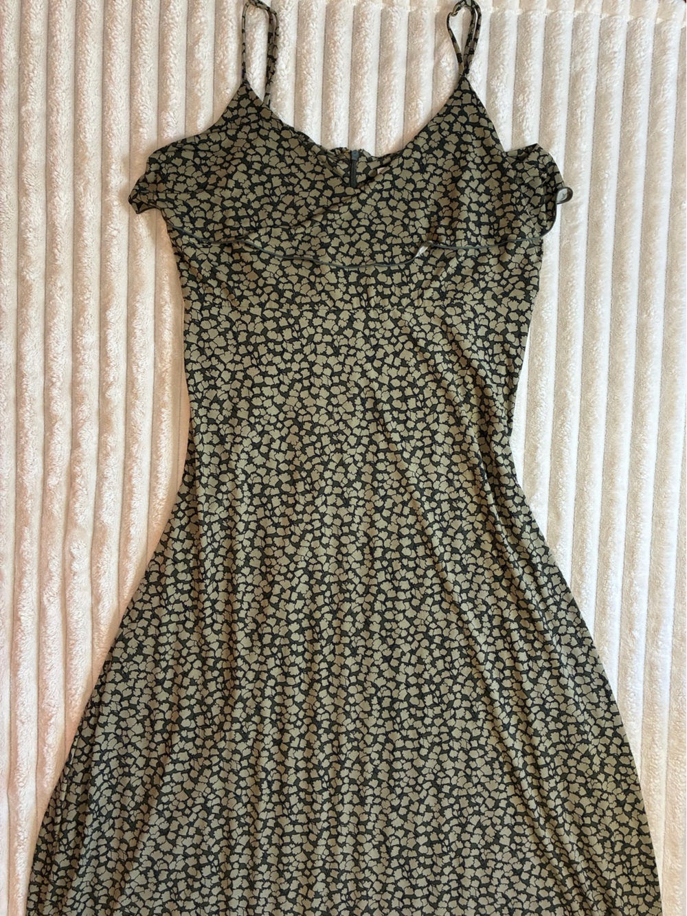 MICHAEL Michael Kors Olive Green & Black Maxi Dress XL
